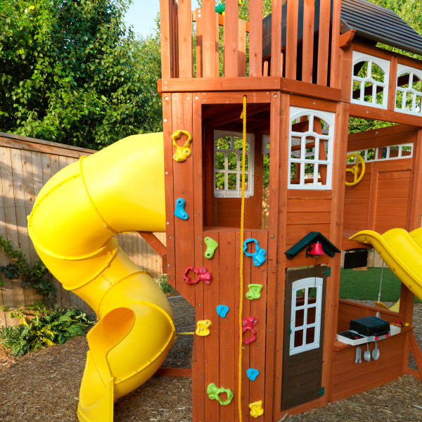 KidKraft Lookout Extreme Swing Set Thrilling 3-Story Playset