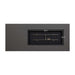Aegean 75 fire table weathered slate stainless steel burner lava rock