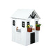 front & side angle of 2MamaBees Ajure Playhouse in white background