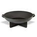 Anson 958-GRY gray fire pit front view round bowl heavy gauge steel