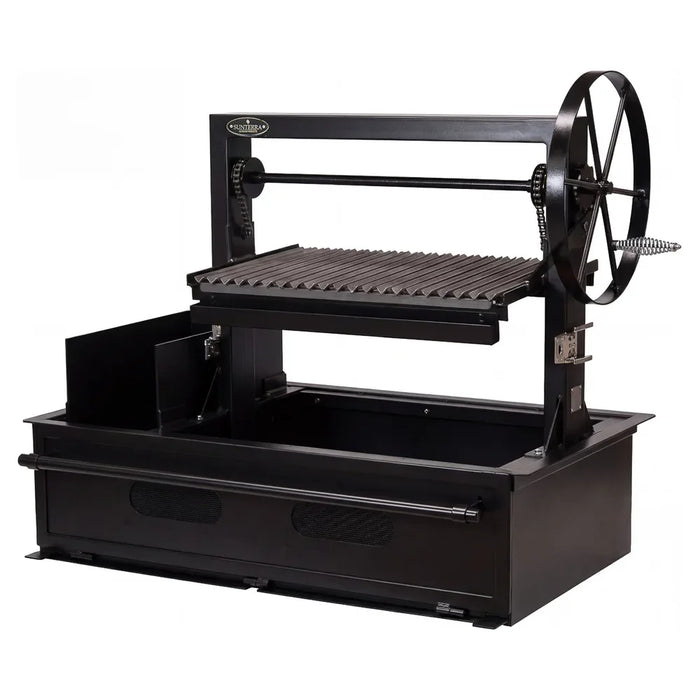 Sunterra 48-inch Argentine side brasero grill, Pro Series, shown without cart to highlight construction details.