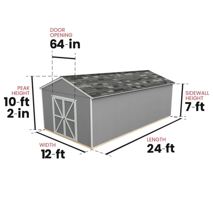 astoria storage 12x24 dimensions illustration