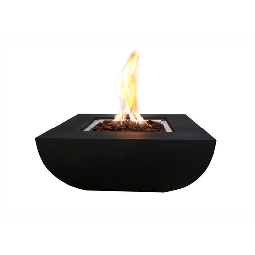 Modeno Aurora Fire Table with flaming rocks