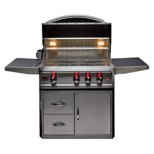 Blaze Grills Professional LUX 3-4 Burner Built-In Gas Grill With Rear Infrared Burner