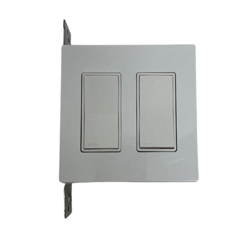 Bromic HEating manual 20 amp dual pole wall switch for indoor heater control, white on off control for 120–277V electric heaters