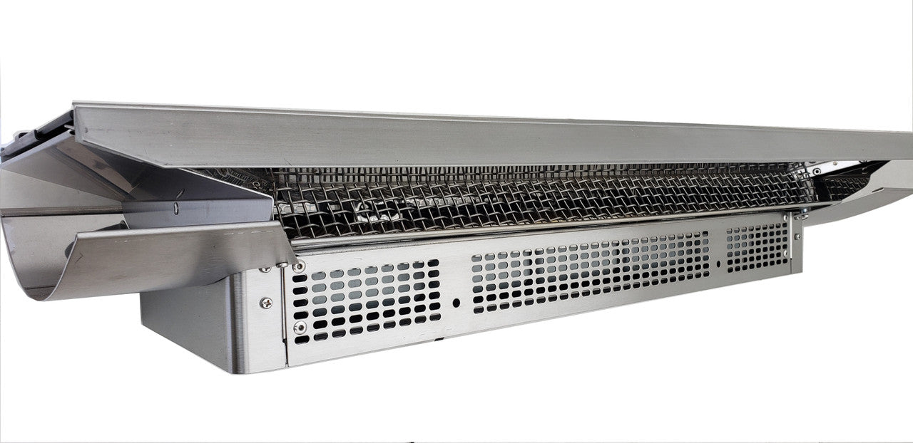 Anti-Nest Screen installed on Bromic Heating Platinum 500 gas heater, preventing bird nests and debris while ensuring safe and efficient outdoor heating.