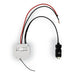 Bromic Smart-Heat Link RS232 plugin with red and black wiring and DB9 serial connector used to connect outdoor heaters to home automation systems