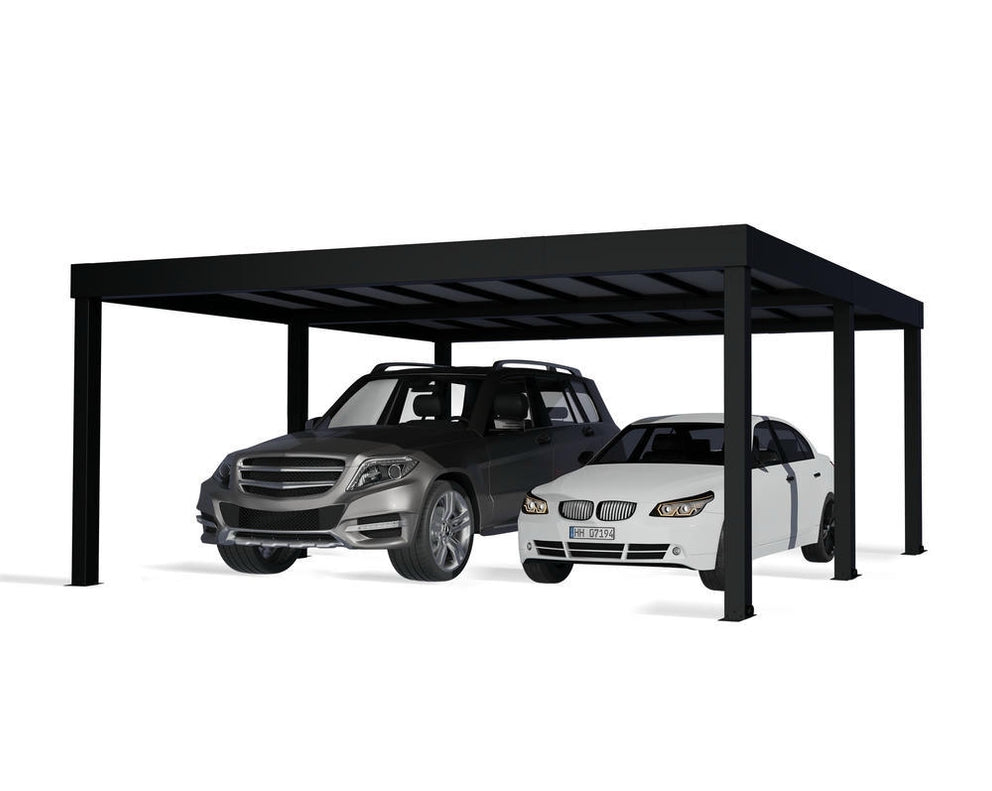Multi Car Port Canopia Oslo 20ft Carport Series Modern Multi Car Vehicle Cover ...