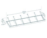 Detailed dimension schematic of the Canopia XL 5000 Awning, displaying its extended measurements.