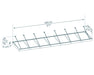 Detailed dimensions diagram of the Canopia XL 7000 Awning, illustrating its extensive length and structure.