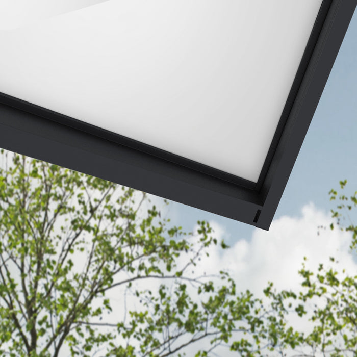 Sturdy wall mounting of the Canopia XL Awning Series, ensuring secure and reliable installation.