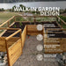 Detail view of the 8x8 cedar raised garden bed kit's corner joinery and wood grain from Outdoor Living Today's Garden