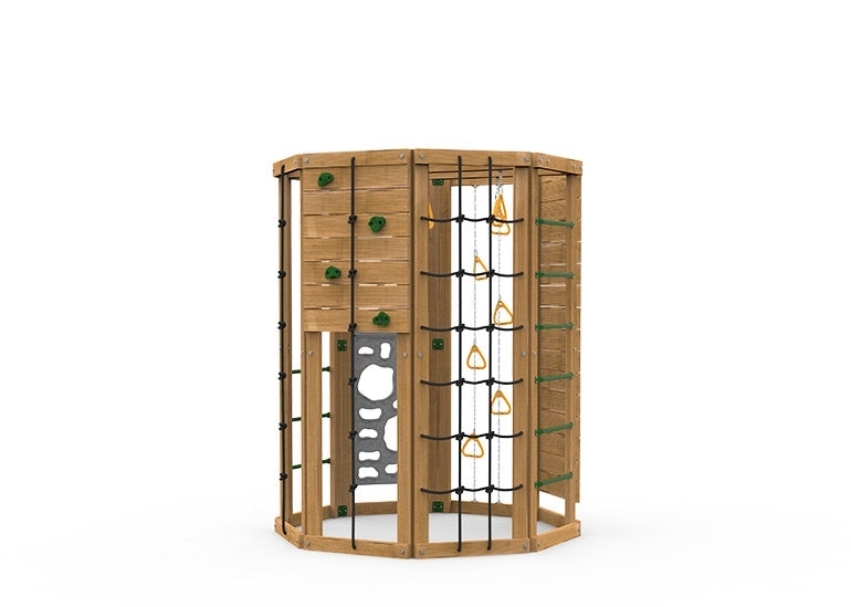 Playstar Cliff-Hanger Bronze edition with multiple climbing options, perfect for outdoor active play