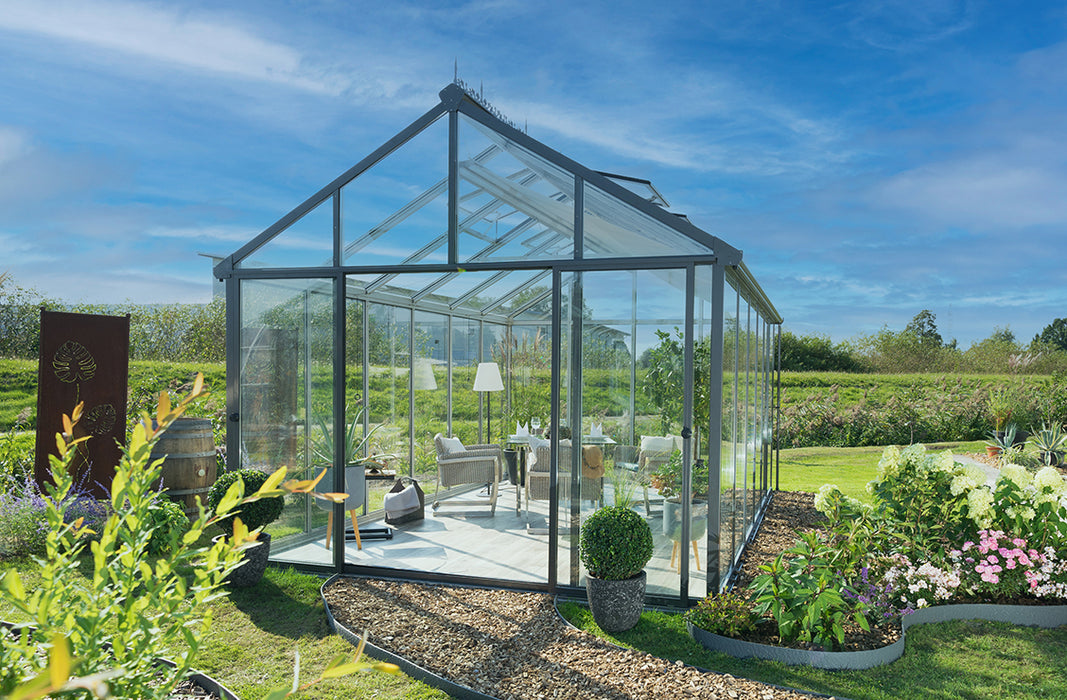 plant glass house Exaco Livingten Greenhouse: Premium Glass Panels
