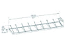 Detailed dimension diagram of the Canopia XL 8000 Awning, illustrating its full structure and measurements.