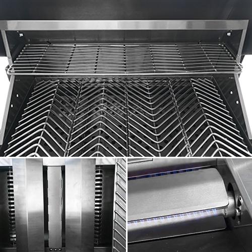 G-Series Built-In Propane Grill racks detail