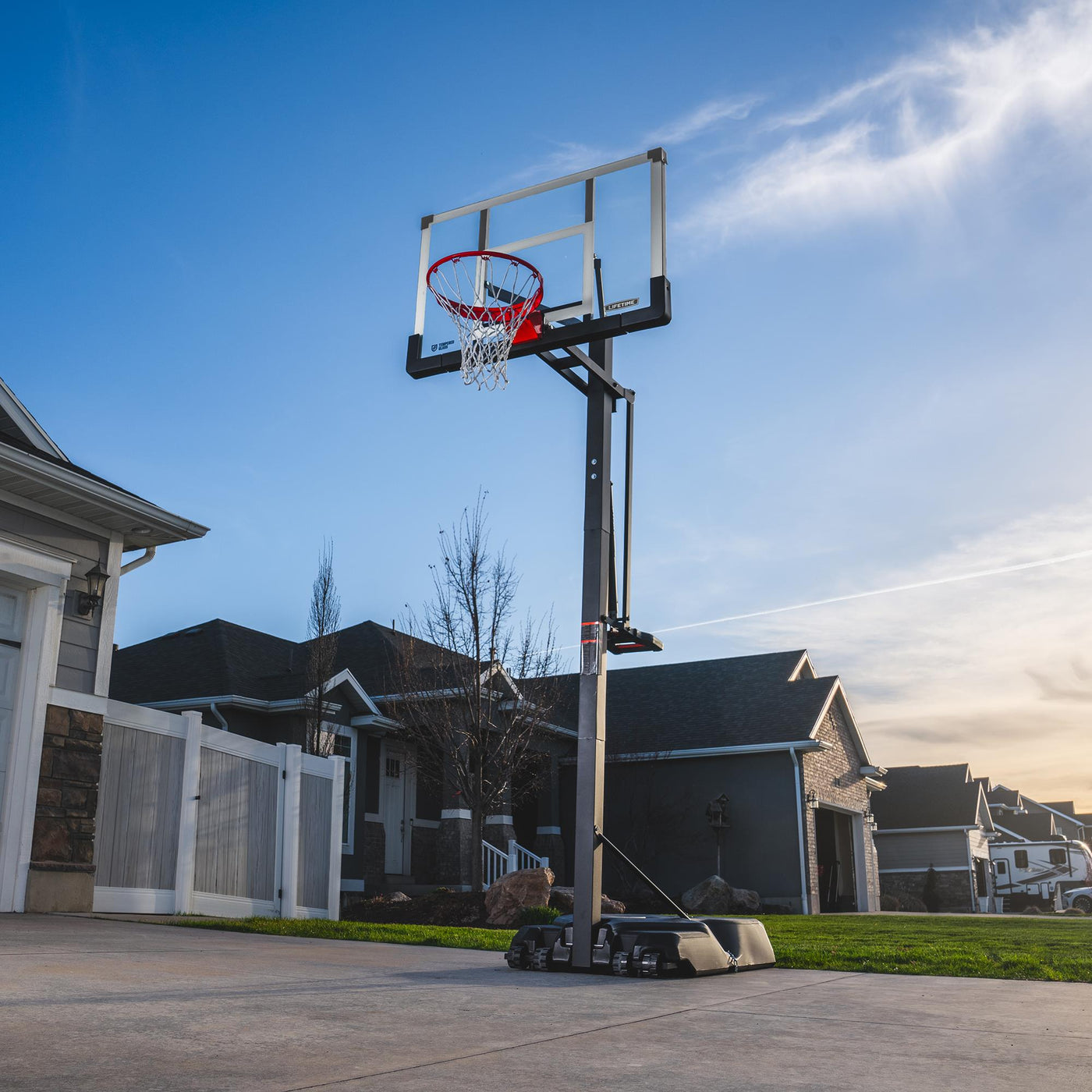 Lifetime Adjustable Hoop: Backyard Basketball Like the Pros Play ...