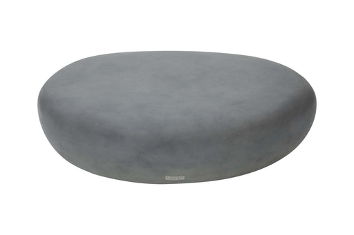 Plain view of Elementi Hawaii Pebble Table in Moon Grey.