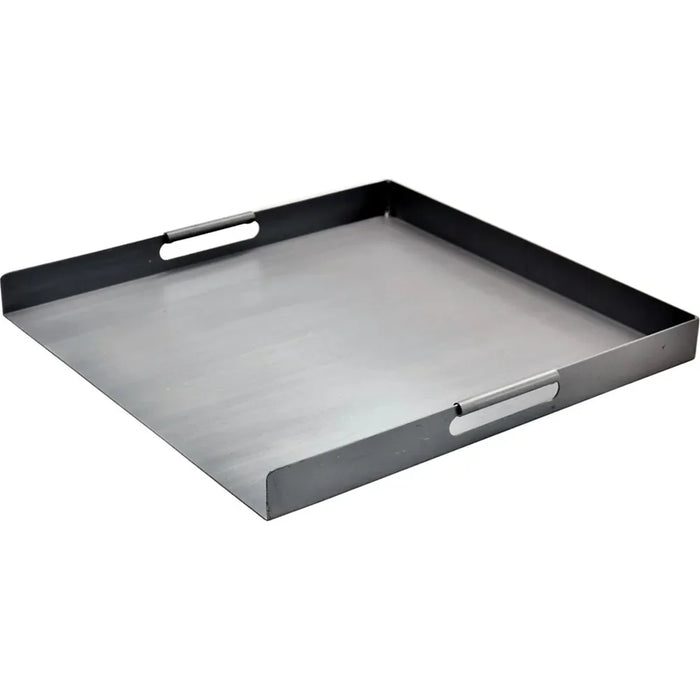 Sunterra 14-gauge steel flat panel griddle accessory, designed to replace a grate for flat-top outdoor cooking.