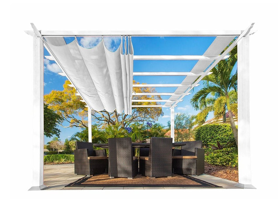 Cut out of the 11x16 white on white florence pergola