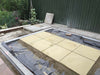 Foundation preparation area for installing the Alton Cedar Structure Cheltenham Victorian Greenhouse.