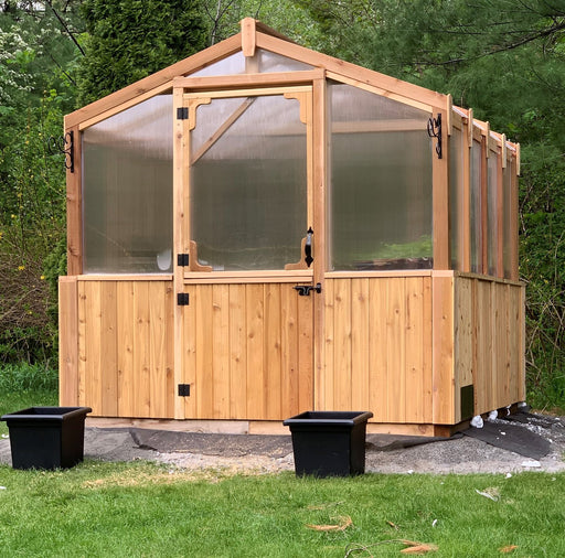 front view of Cedar Greenhouse | 8×8