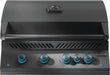 Front view of Napoleon Grills 700 Series Built-In 32-Inch Gas Grill in matte black