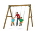 Playstar Horizon Bronze wooden swing set ideal for backyard active play for kids