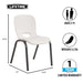 Lifetime 13 Pack Children's Stack Chair with 23.5 in height, 15 in depth, 14.4 in width, ages 3–9, lightweight 5.3 lb design