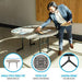 Lifetime 60 inch round folding table featuring single piece top, fold flat design, and secure locking frame for safe use
