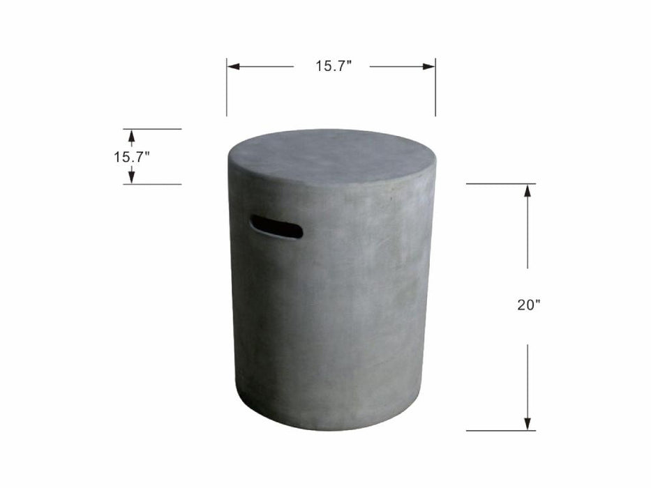 Modeno Round Tank Cover dimensions