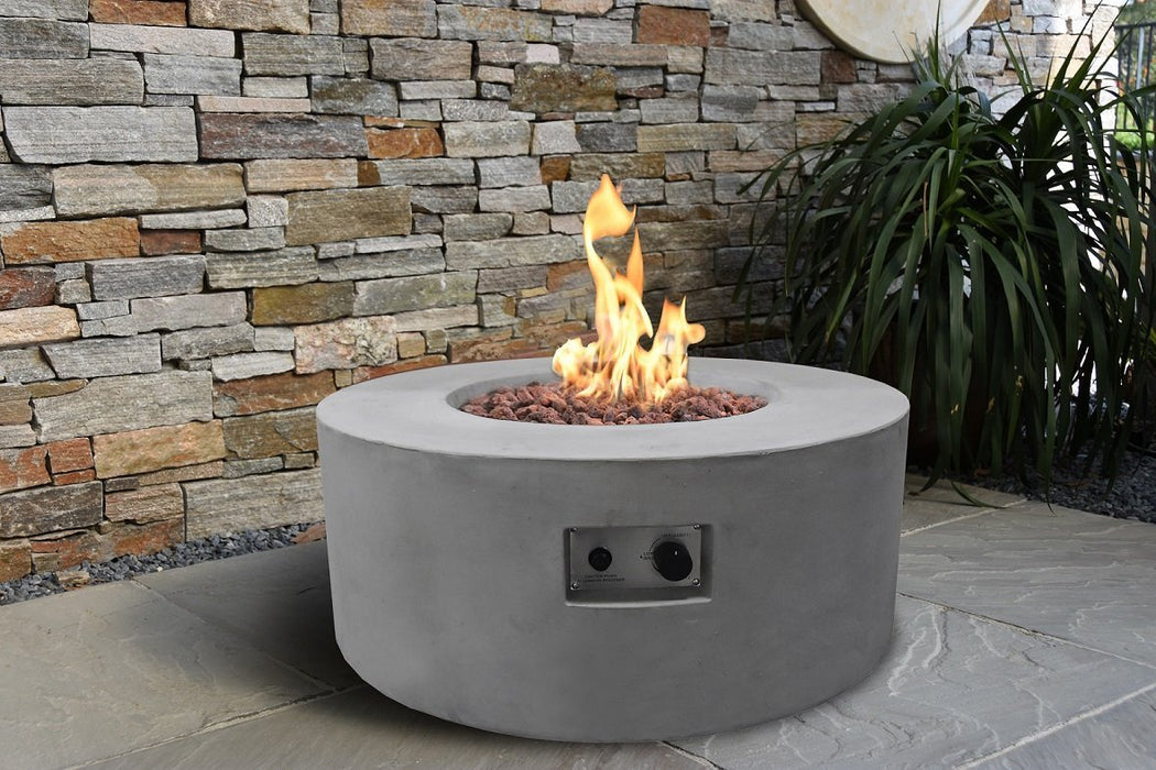 Modeno Tramore Fire Table on a patio