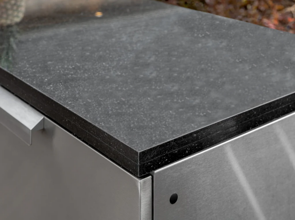 NewAge Outdoor Kitchen Granite Countertop Black Galaxy Durable