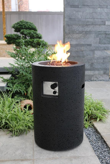 Modeno Lava Tube Fire Pit outdoor