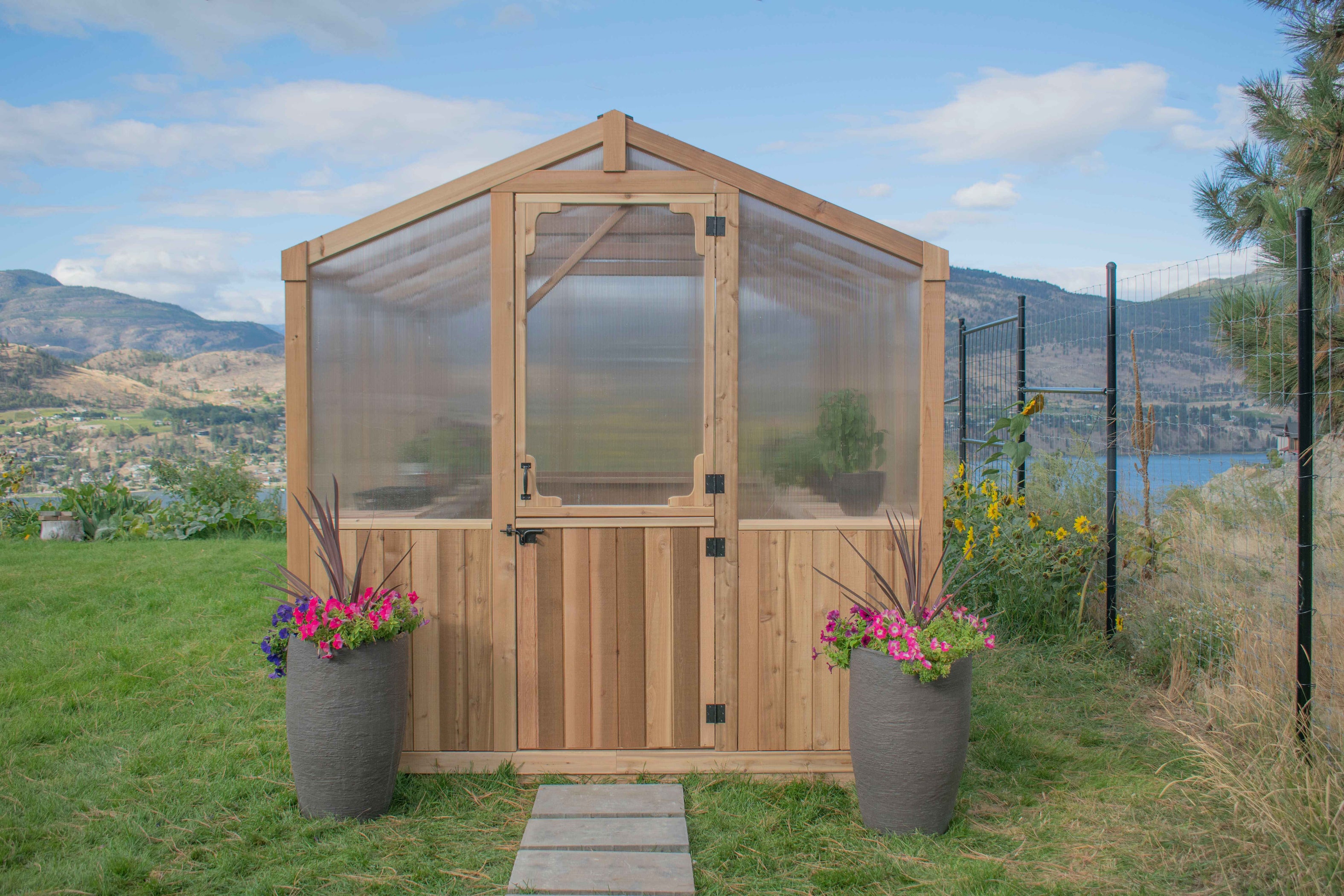 Cedar Greenhouse | 8x12 DIY Greenhouse with Automatic Vents — Backyard ...