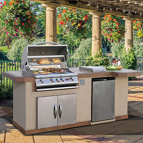 Cal Flame 8 ft BBQ Island - Stylish & Durable Outdoor Kitchen ...