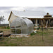 102 sq.ft Hoklartherm Riga Greenhouse outside a house