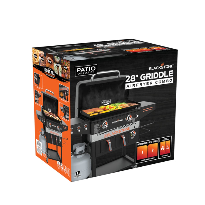 packaging of Patio 28in Airfryer Griddle Station