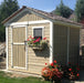 8x8 Gardener Shed in cream