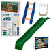 Playstar Legacy Bronze Playset DIY kit with green slide, swing accessories, ladder, and decorative kit for backyard setup