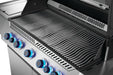 Overhead view of Napoleon Grills Prestige® 665 RSIB with stainless steel wave cooking grids