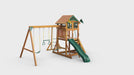 360 video of the Gorilla Playsets Outing With Monkey Bars Swing Set Wood Roof 