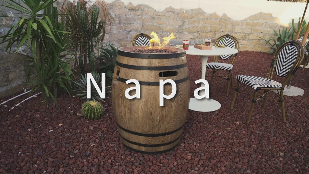 OFG615 Napa Barrel Fire Pit Video