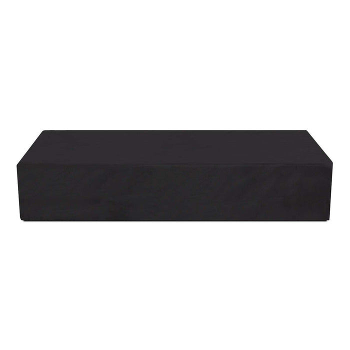 Real Flame C9816LP black fire table with vinyl storage cover