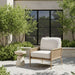 Real Flame Morro outdoor chair with Sunbrella cushions lifestyle main setting