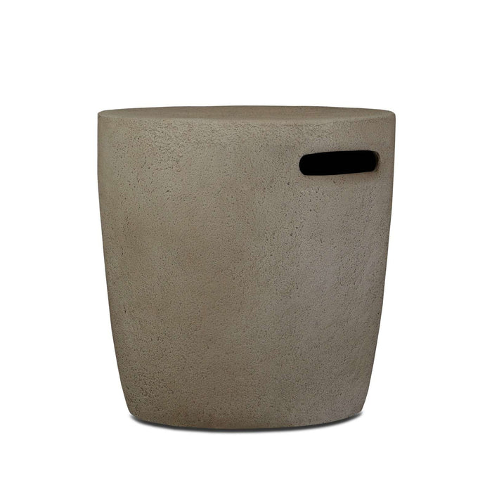 Real Flame Riverside propane tank cover Glacier Gray main product view