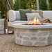 Real Flame Scottsdale fire pit table evening outdoor lifestyle setting