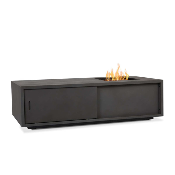 Real Flame Vance propane fire table main product view weathered slate MGO