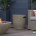 Riverside LP tank cover Glacier Gray outdoor lifestyle patio setting