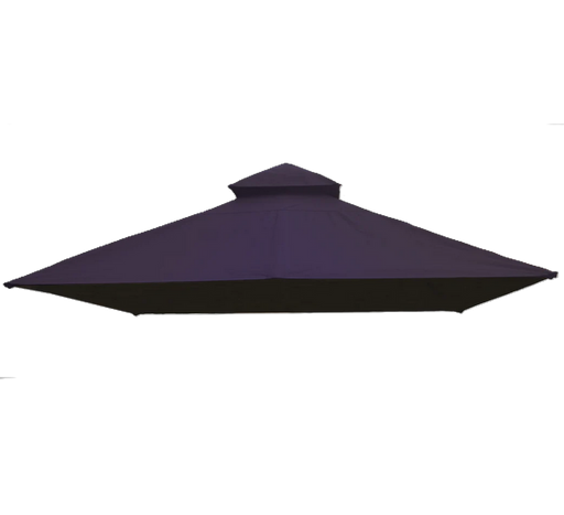 Black colored canopy replacement for Riverstone ACACIA Gazebo Outdura